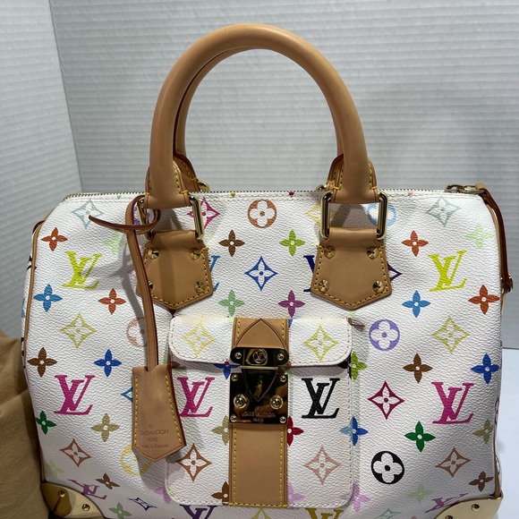 Louis Vuitton Speedy 30 in Multicolor Monogram with dust bag. - Picture 3 of 17